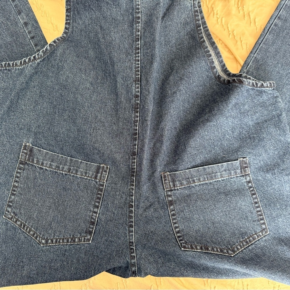 Women's Blue Denim overalls Jeans - Picture 6 of 8